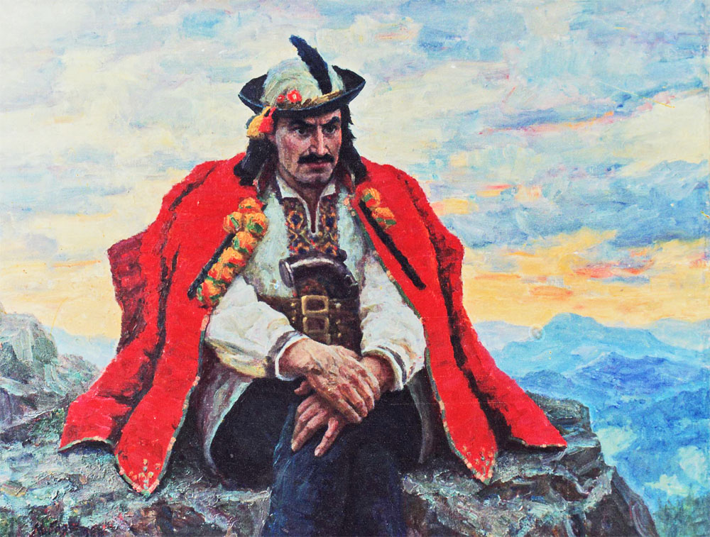 «О. Довбуш». 1972. Полотно, олія